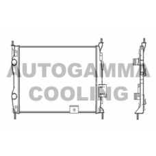 104527 AUTOGAMMA Радиатор, охлаждение двигателя