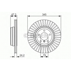 0 986 479 585 BOSCH Тормозной диск