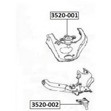 3520-002 ASVA Несущий / направляющий шарнир