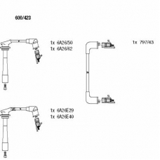 600/423 BREMI Комплект проводов зажигания