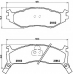 P 11 006 BREMBO Комплект тормозных колодок, дисковый тормоз