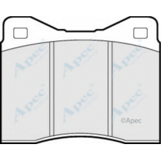 PAD140 APEC Комплект тормозных колодок, дисковый тормоз