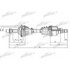 PDS1563 PATRON Приводной вал