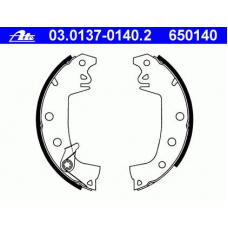 03.0137-0140.2 ATE Комплект тормозных колодок