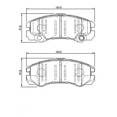 0 986 424 760 BOSCH Комплект тормозных колодок, дисковый тормоз