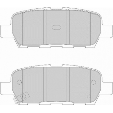 FD7139A NECTO Комплект тормозных колодок, дисковый тормоз