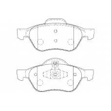 WBP24535A WAGNER LOCKHEED Комплект тормозных колодок, дисковый тормоз