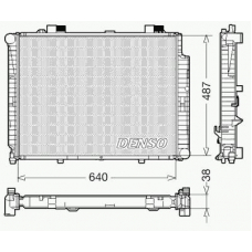 DRM17085 DENSO Радиатор, охлаждение двигателя