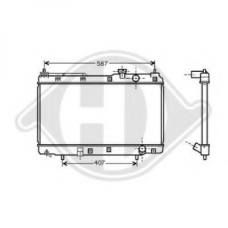 8528005 DIEDERICHS Радиатор, охлаждение двигателя