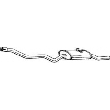 282-727 BOSAL Глушитель выхлопных газов конечный