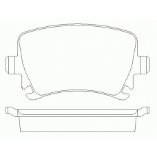T1377 PAGID Комплект тормозных колодок, дисковый тормоз