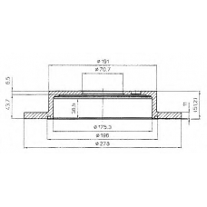 BDC4798 QUINTON HAZELL Тормозной диск