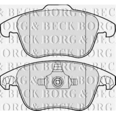 BBP2046 BORG & BECK Комплект тормозных колодок, дисковый тормоз