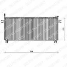 TSP0225086 DELPHI Конденсатор, кондиционер