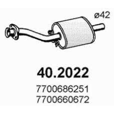 40.2022 ASSO Предглушитель выхлопных газов