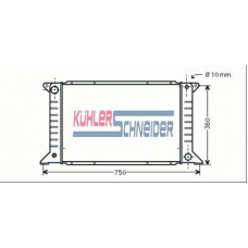 3602201 KUHLER SCHNEIDER Радиатор, охлаждение двигател