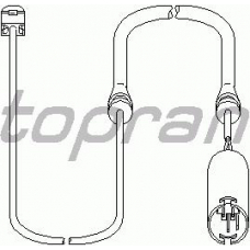 501 224 TOPRAN Датчик, износ тормозных колодок