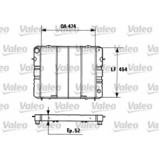730167 VALEO Радиатор, охлаждение двигателя