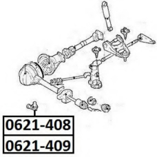 0621-409 ASVA Наконечник поперечной рулевой тяги