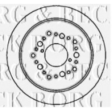 BBD4992 BORG & BECK Тормозной диск