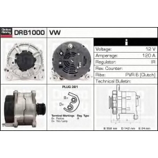 DRB1000 DELCO REMY Генератор