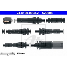 24.8190-0008.2 ATE Сигнализатор, износ тормозных колодок