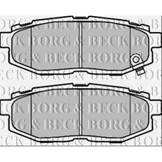 BBP2372 BORG & BECK Комплект тормозных колодок, дисковый тормоз