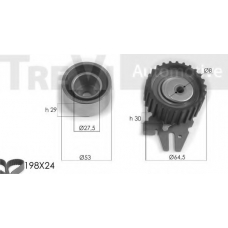 KD1251 TREVI AUTOMOTIVE Комплект ремня ГРМ