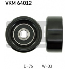 VKM 64012 SKF Паразитный / ведущий ролик, поликлиновой ремень