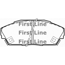 FBP1366 FIRST LINE Комплект тормозных колодок, дисковый тормоз