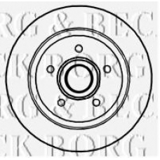 BBD5840S BORG & BECK Тормозной диск