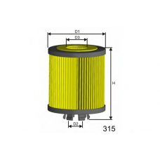 L019 MISFAT Масляный фильтр