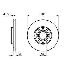 0 986 479 157 BOSCH Тормозной диск