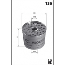 ELG5504 MECAFILTER Топливный фильтр