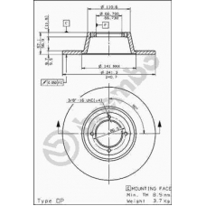 08.5690.10 BREMBO Тормозной диск