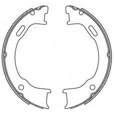 BSA2218.00 OPEN PARTS Комплект тормозных колодок