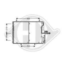 8161301 DIEDERICHS Конденсатор, кондиционер