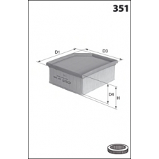 ELP9315 MECAFILTER Воздушный фильтр