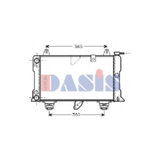 069251N AKS DASIS Радиатор, охлаждение двигателя