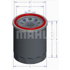 OC 576 MAHLE Масляный фильтр