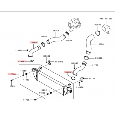 1530A078 MITSUBISHI Кольцо воздуховода