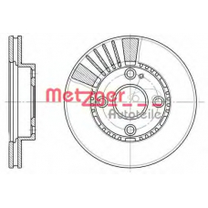 6834.10 METZGER Тормозной диск