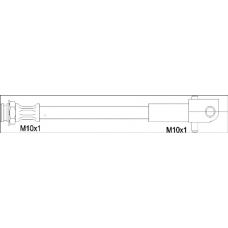 G1900.40 WOKING Тормозной шланг