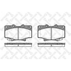 440 004-SX STELLOX Комплект тормозных колодок, дисковый тормоз