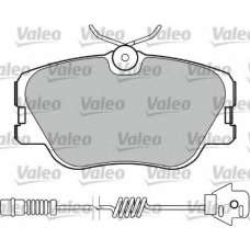 551039 VALEO Комплект тормозных колодок, дисковый тормоз