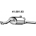 41.091.83 EBERSPACHER Глушитель выхлопных газов конечный