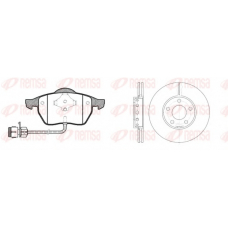 8390.01 REMSA Комплект тормозов, дисковый тормозной механизм