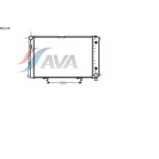 MS2149 AVA Радиатор, охлаждение двигателя