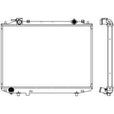 3301-1037 SAKURA  Automotive Радиатор, охлаждение двигателя