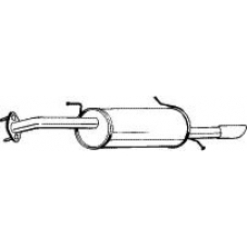 169-005 BOSAL Глушитель выхлопных газов конечный